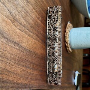 Floral Metal Hair Clip